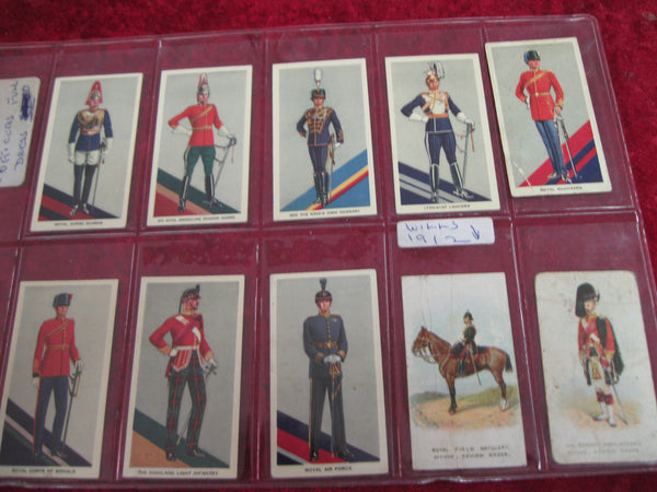 Small Lot Of Military Cigarette Cards