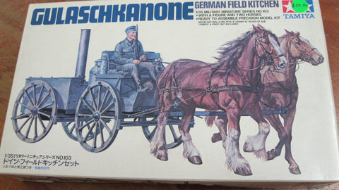 Tamiya 1:35 German Field Kitchen Model Kit.