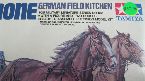 Tamiya 1:35 German Field Kitchen Model Kit.