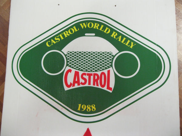 1988 - Castrol Rally Route Sign