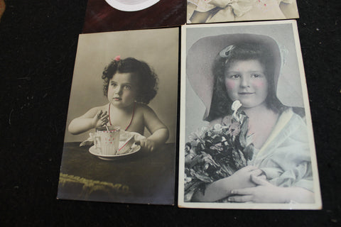 4 - Early 1900's Post Cards of Children